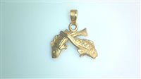Colgante Sommer zodiaco in Oro amarillo PESCI OV SOMMER - PESCI OV SOMMER